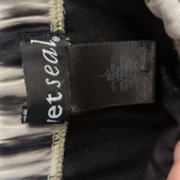 Wet Seal Y2K Pull On Maxi Skirt See Through Mini Lined Vintage Large Aztec Beach - Picture 4 of 8